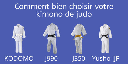 Comment bien choisir votre kimono de judo