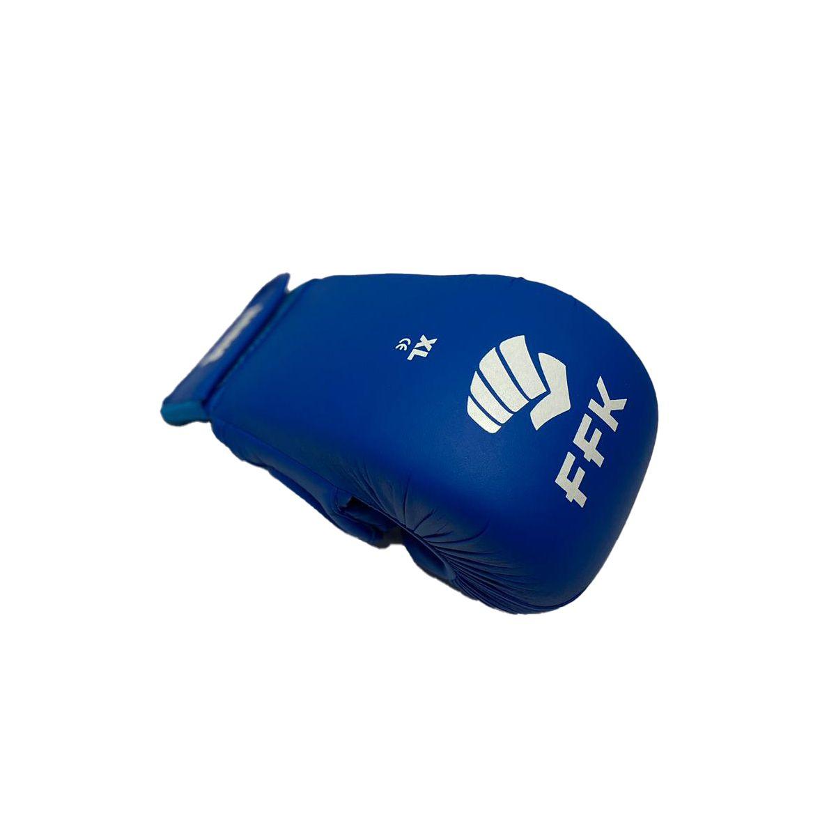 Mitaine Karaté avec pouce Noris homologuée FFKaraté Bleu