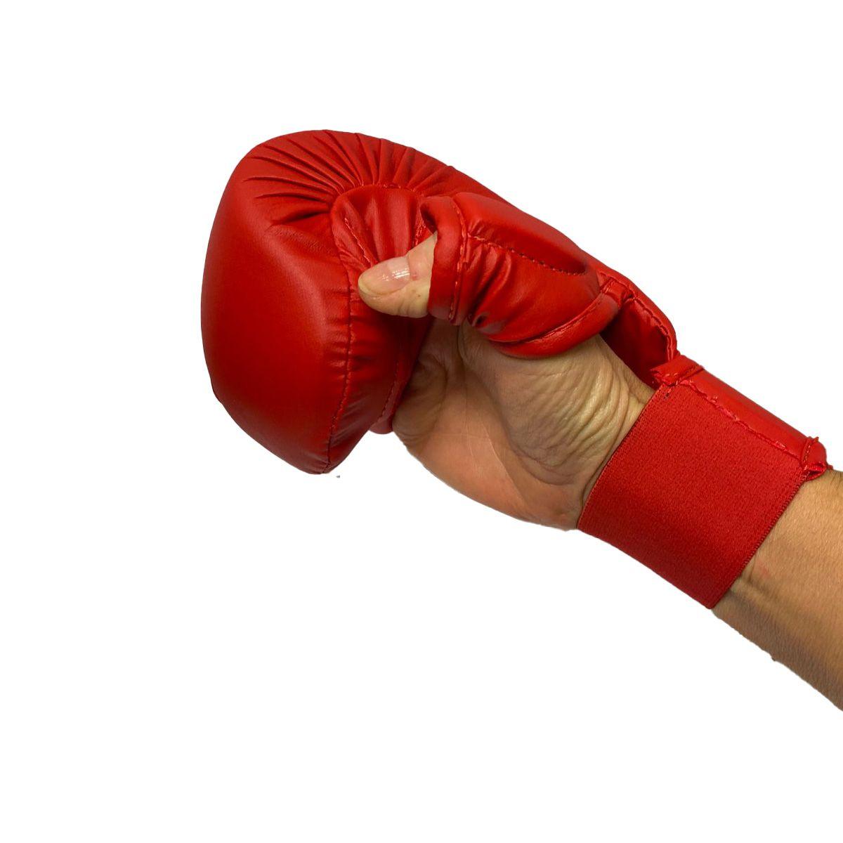 Mitaine Karaté avec pouce Noris homologuée FFKaraté ROUGE