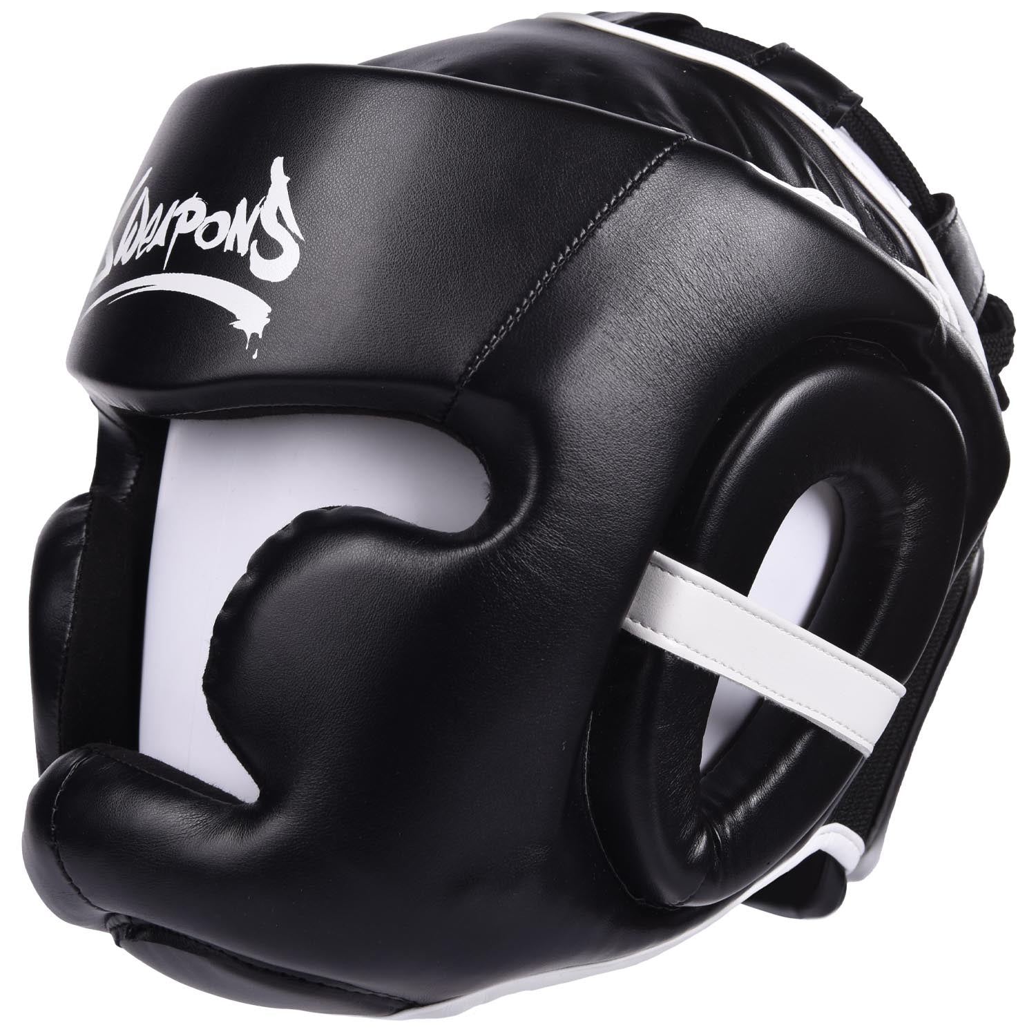 Casque de Boxe - 8 WEAPONS Unlimited - Noir/Blanc