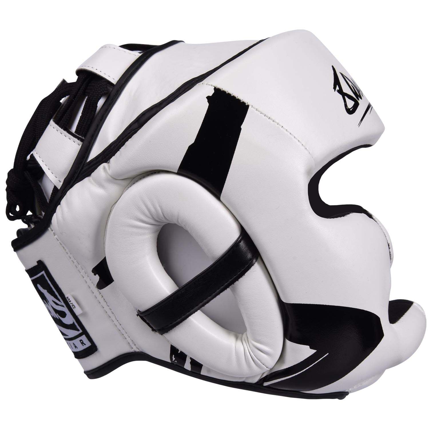 Casque de boxe 8 WEAPONS Unlimited blanc et noir protection renforcée confort optimal