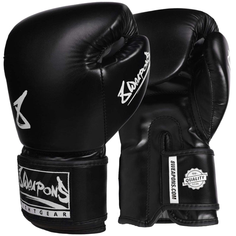 Gants de boxe - 8 WEAPONS - Pure - Noir/Blanc