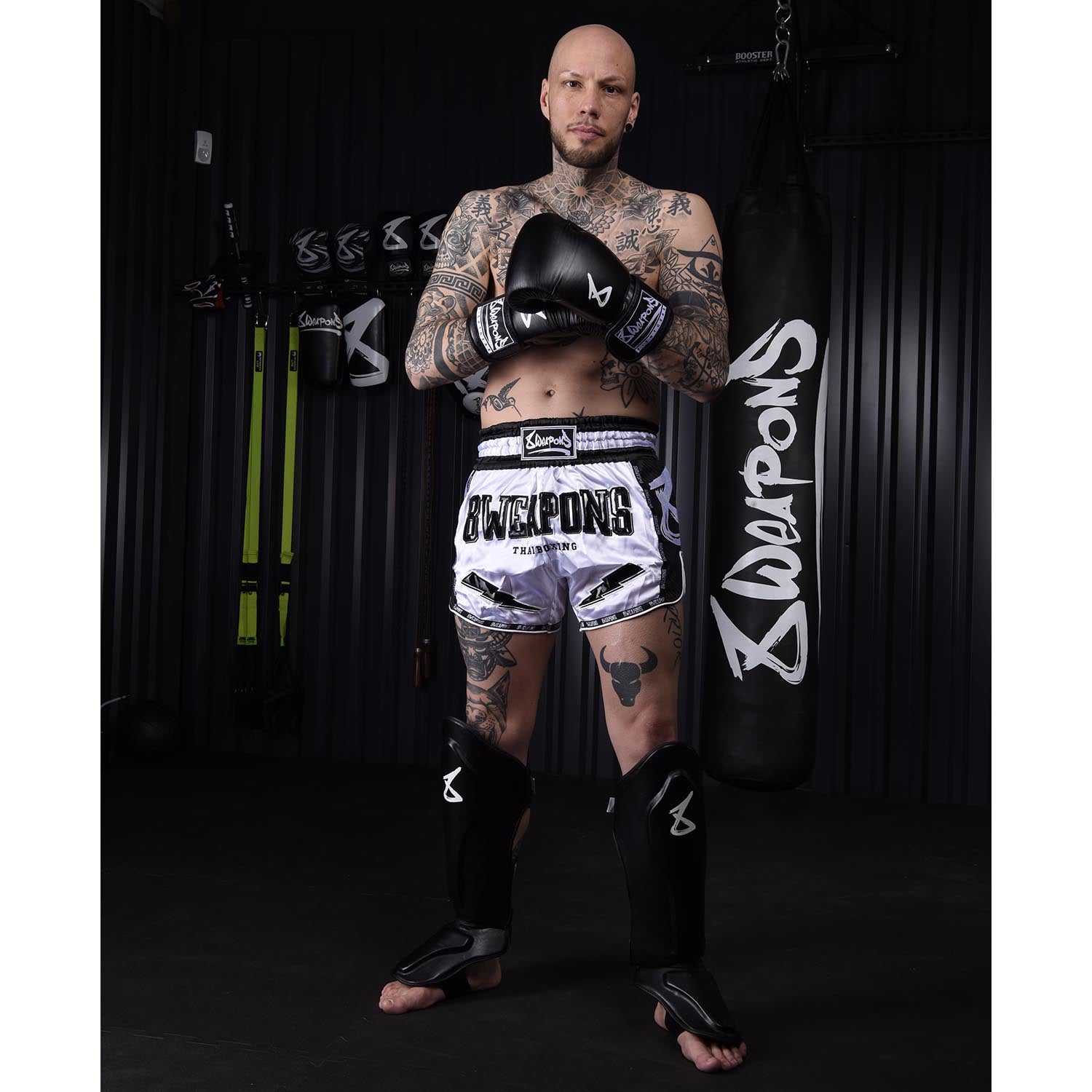 Gants de boxe - 8 WEAPONS - Pure - Noir/Blanc