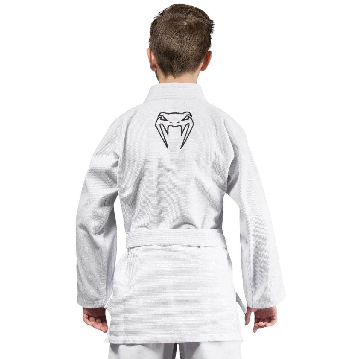 Kimono JJB enfant Venum Contender + Ceinture Blanche - Blanc dos