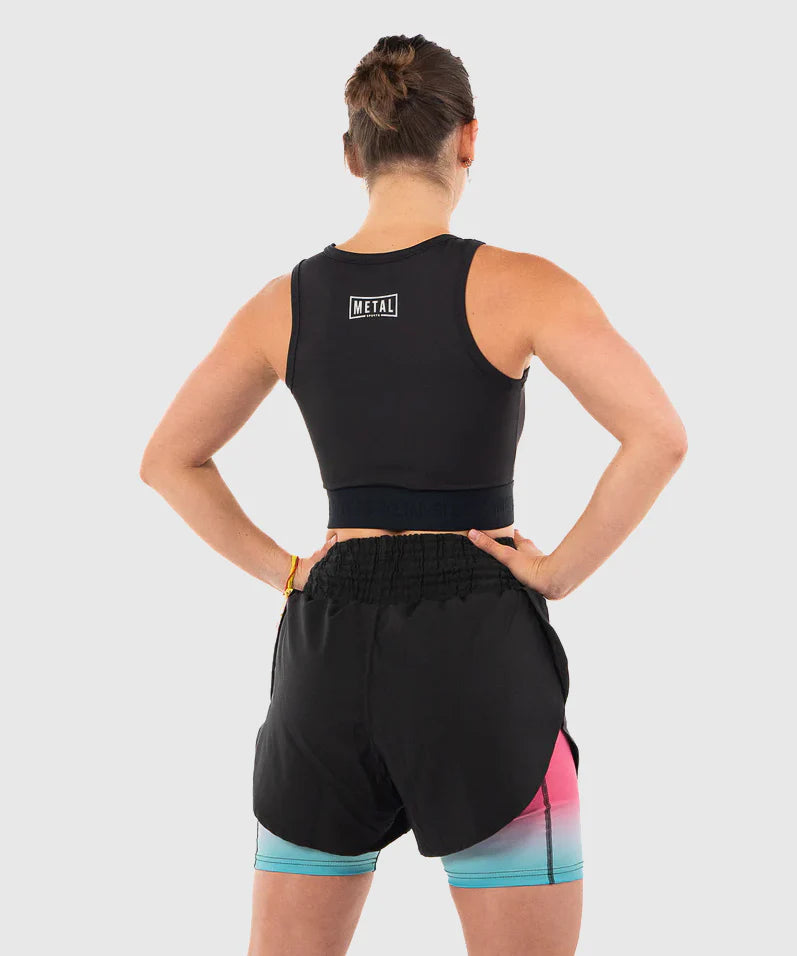 Brassière Femme Metal Boxe - MSBW201 Noir