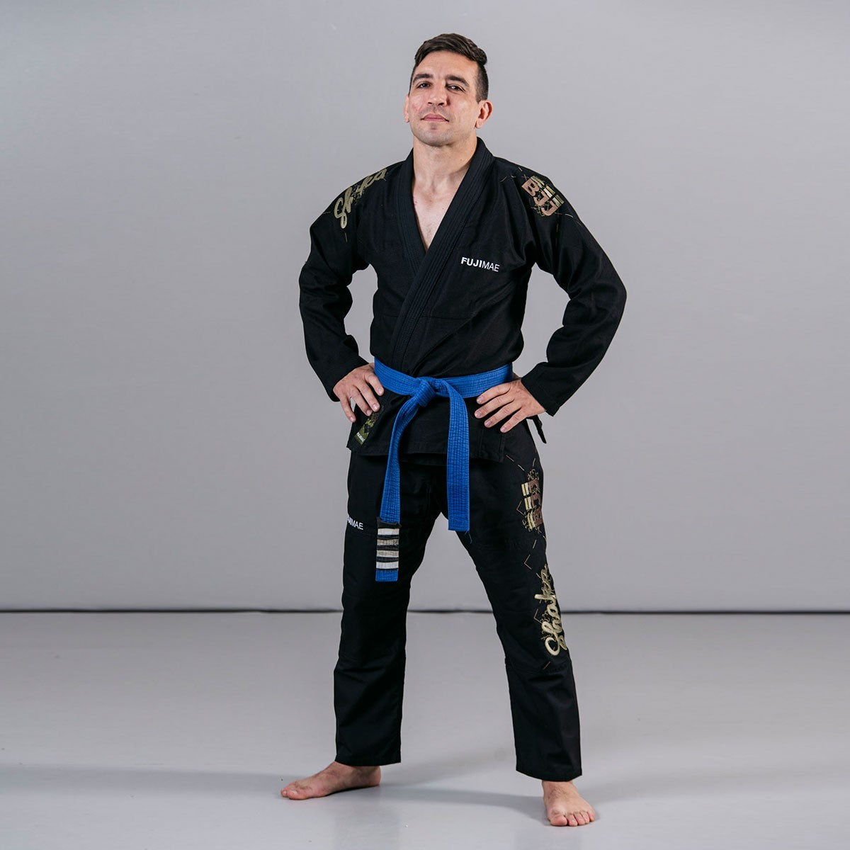 Brazilian Jiu Jitsu Gi Fuji Mae Shaka 2.0 - Noir/Khaki/Marron