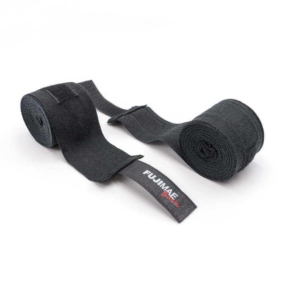 Bandes de Boxe FUJIMAE Basic Noir – Protection & Confort - 20400