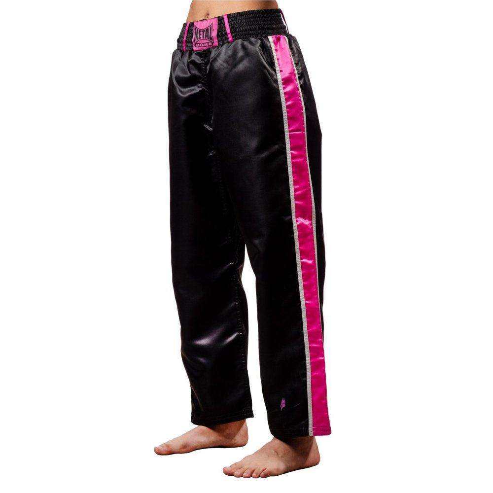 Pantalon de boxe femme noir fuchsia Metal Boxe TC55
