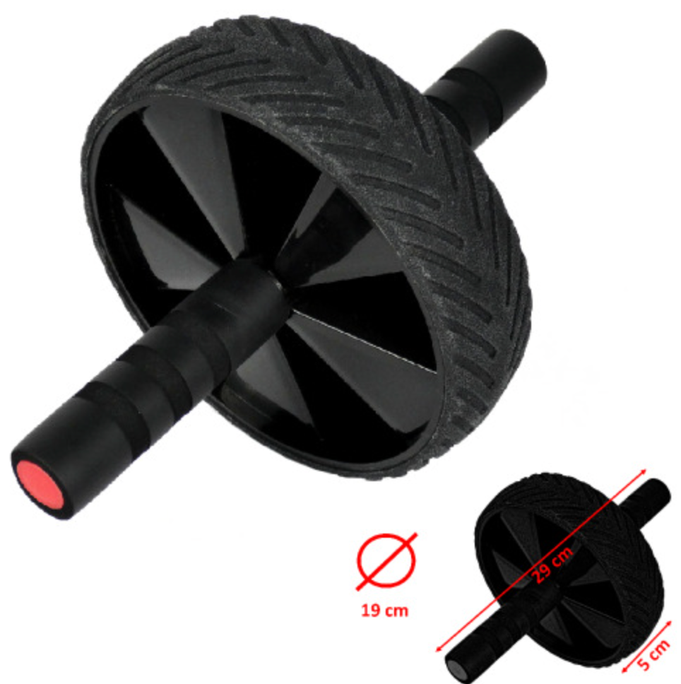 Roue de gainage Metal Boxe Duowheel pour renforcement abdominal et stabilité optimale