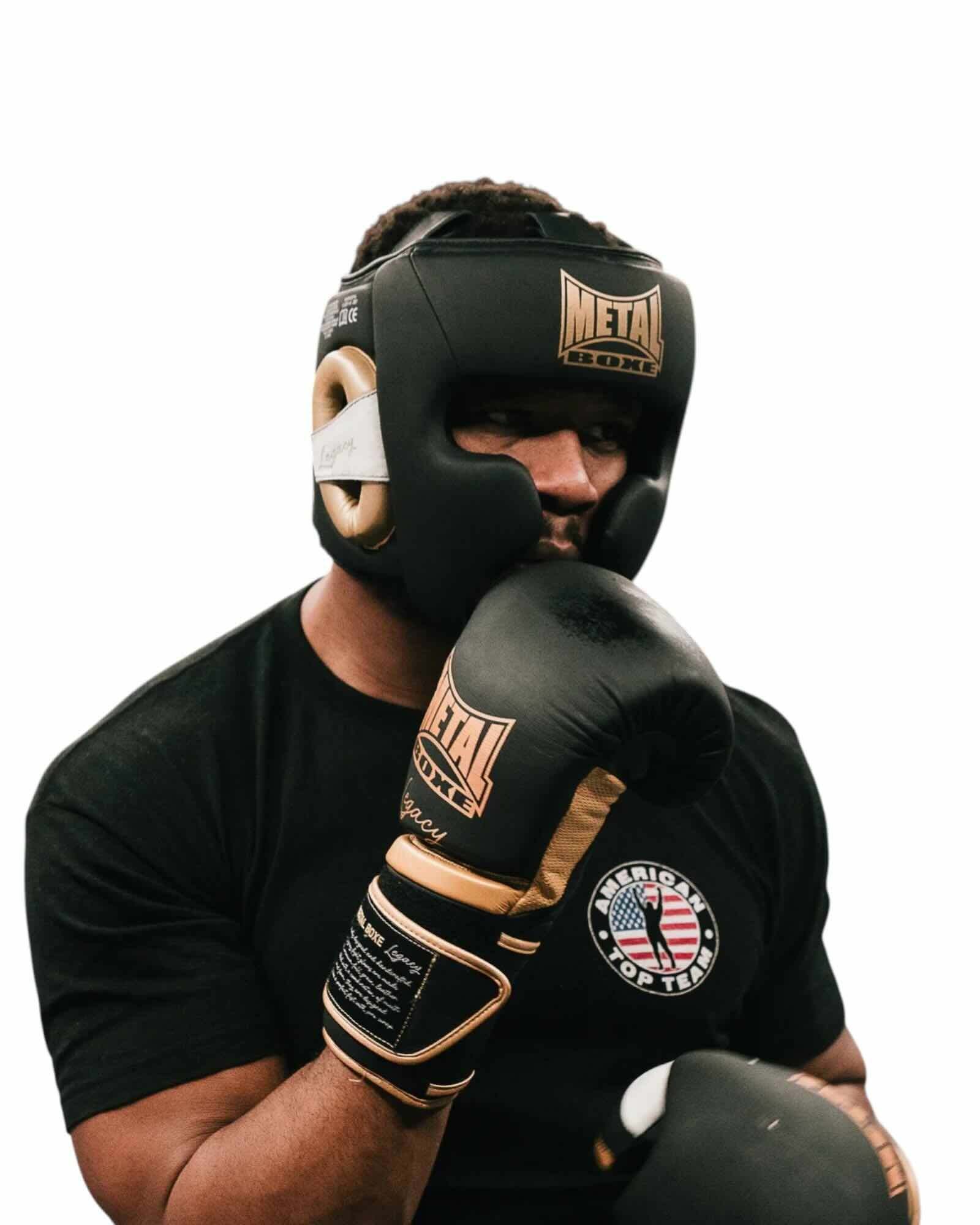 Casque Semi Intégral Legacy Metal Boxe | Boutique des Arts Martiaux Boxeur