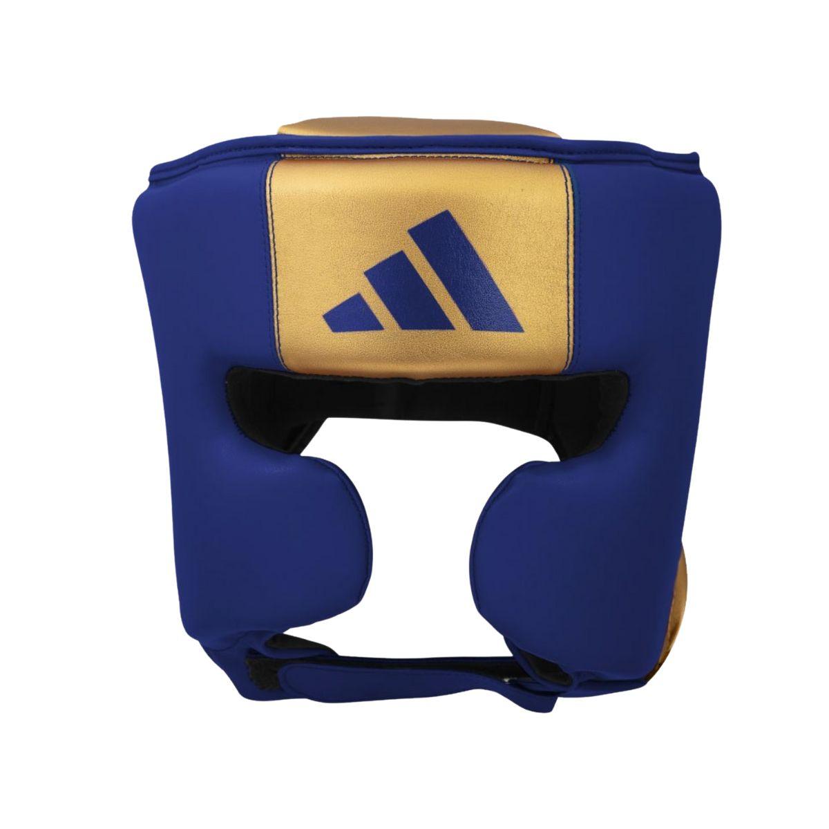 Casque de boxe Adidas Sparring Speed Pro - Bleu/Or FW23