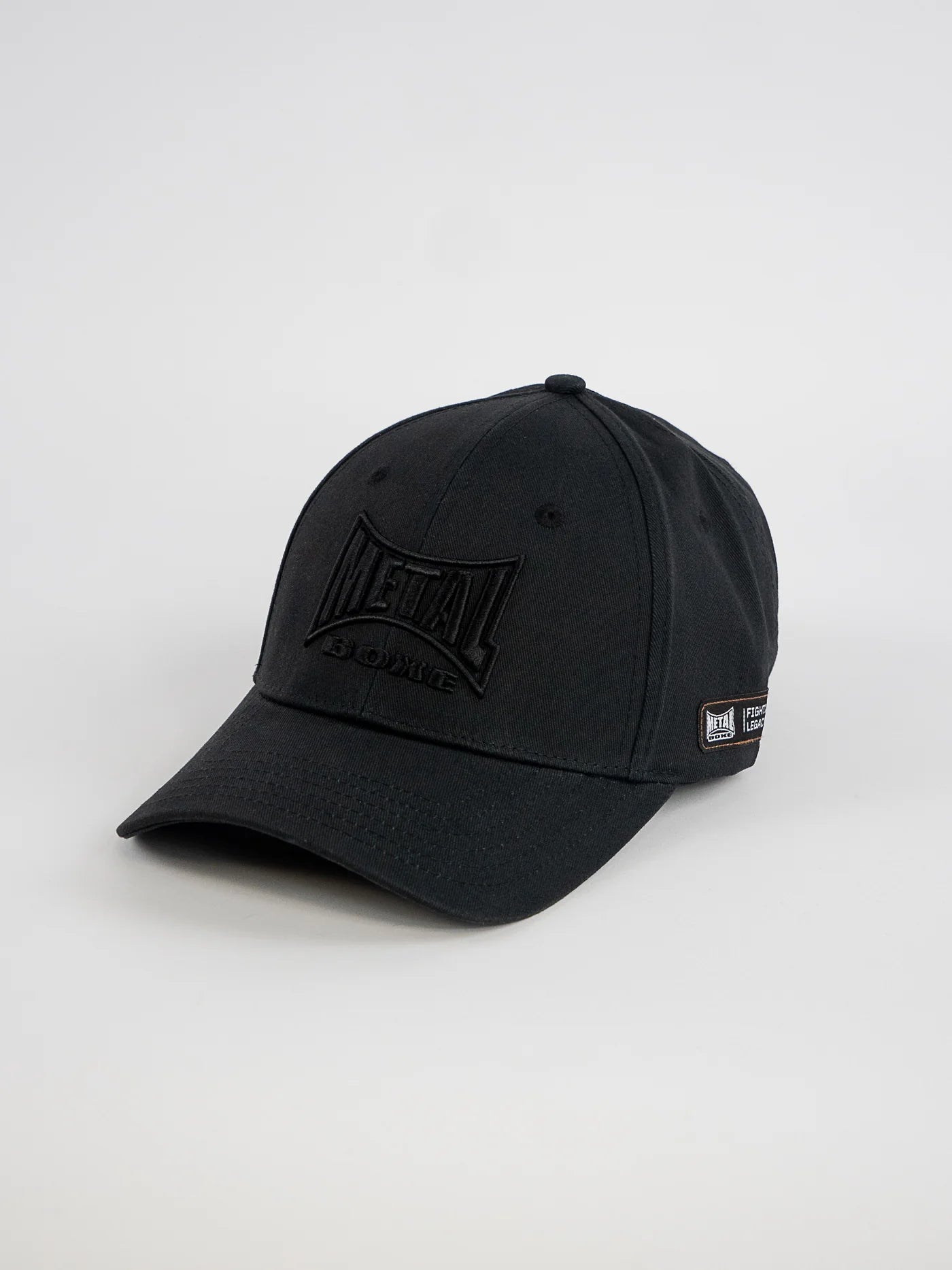 Casquette Metal Boxe Broderie 3D - Noir