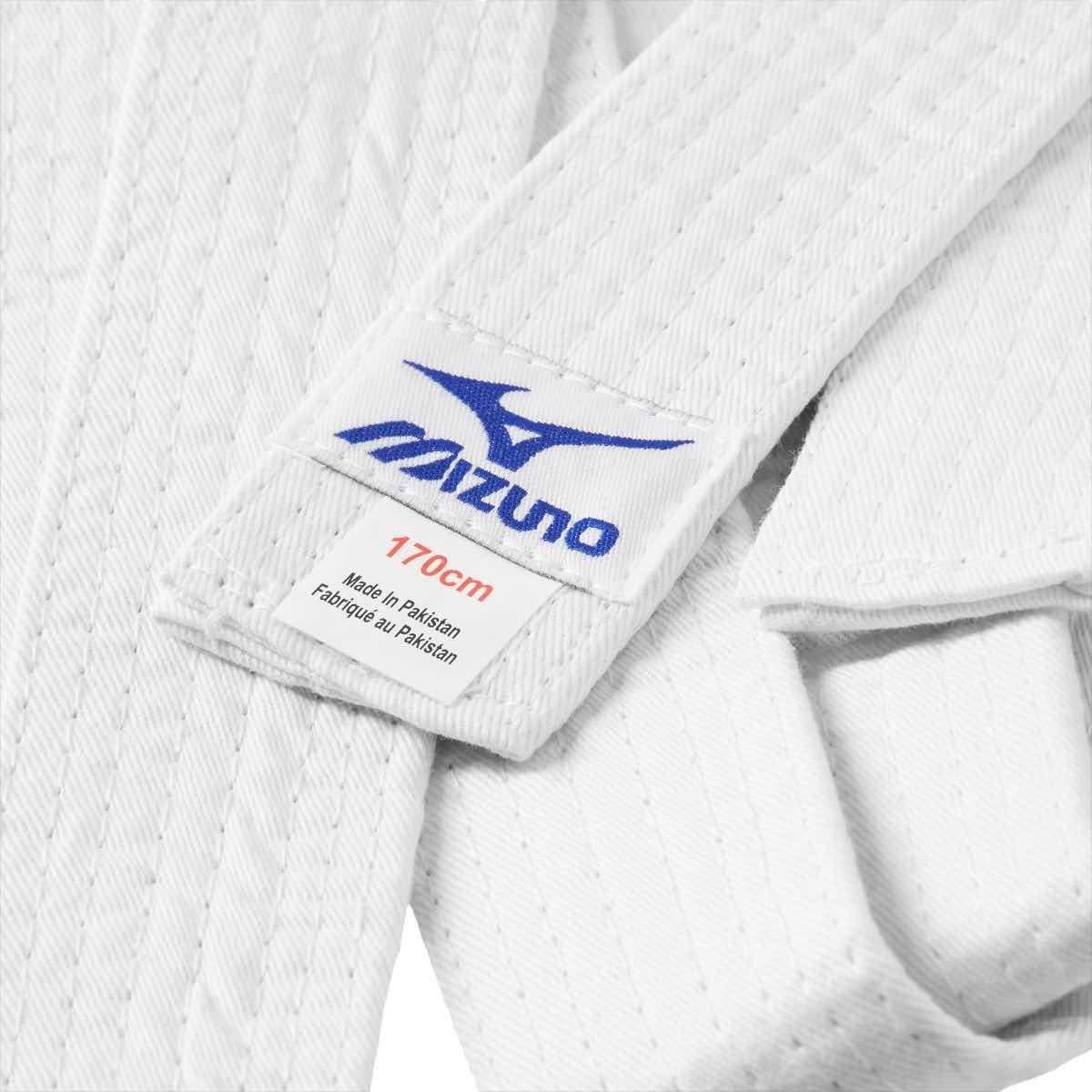 Ceinture Obi blanche Mizuno - Judo