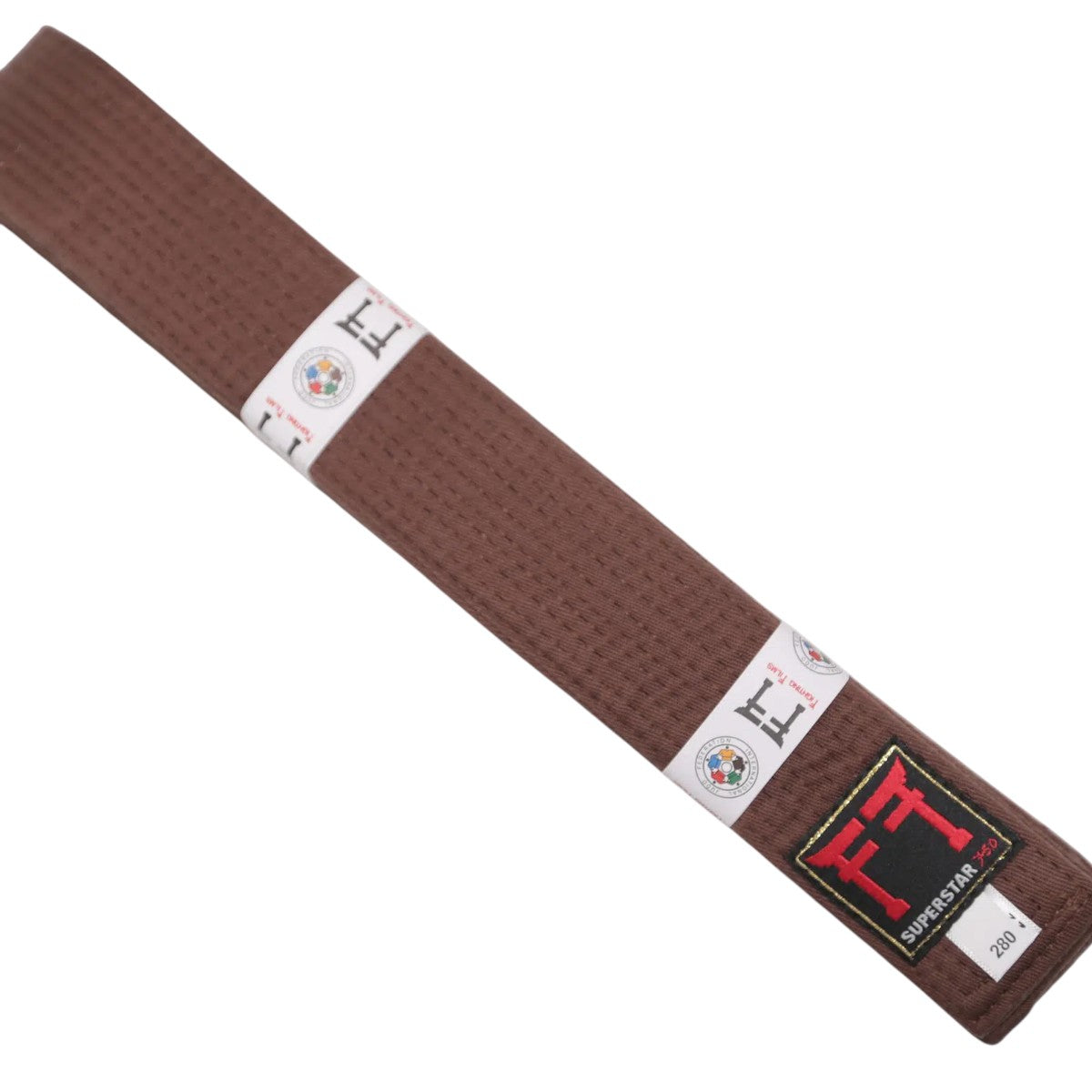 Ceinture marron de Judo Fighting Films IJF – Compétition