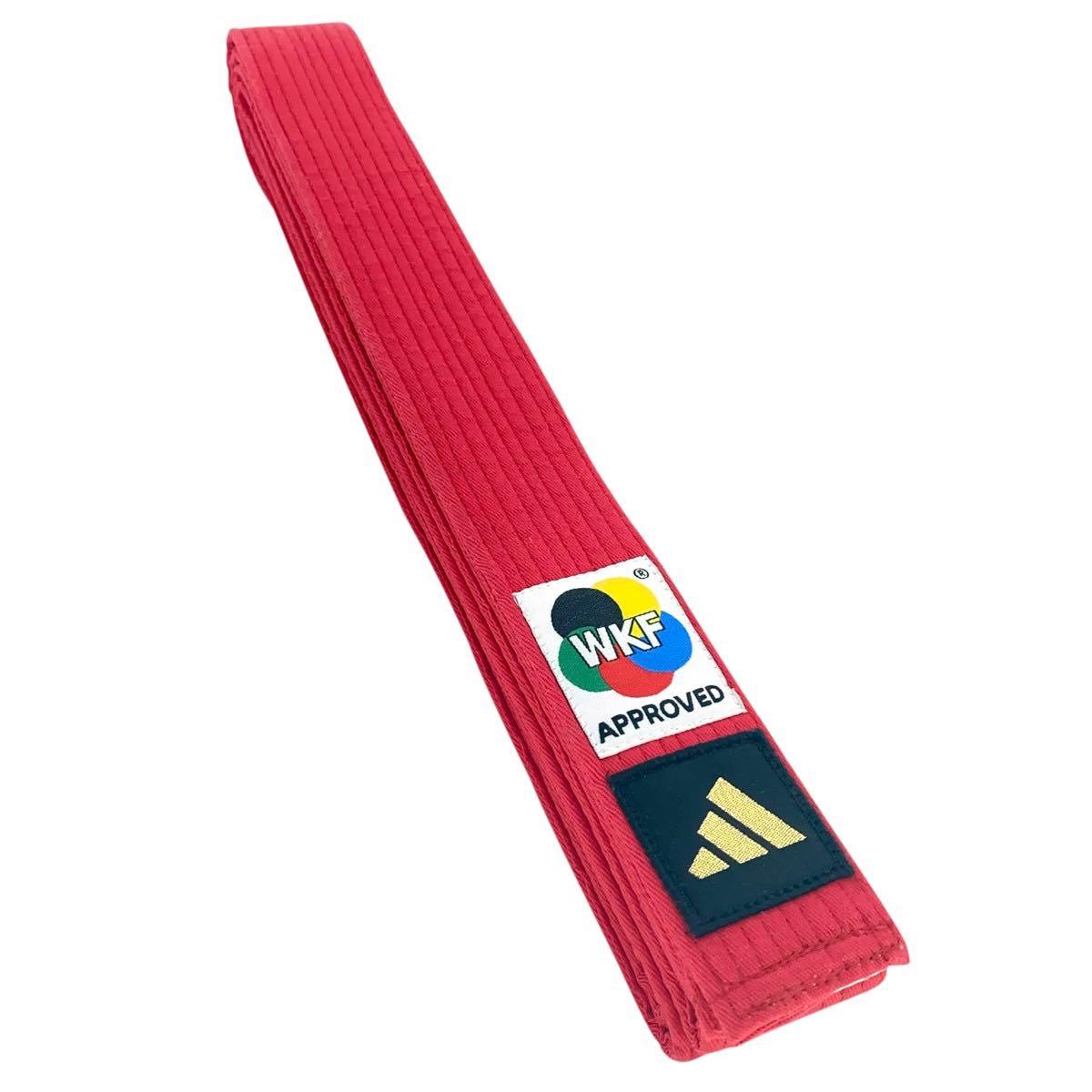 Ceinture de Karate adidas homologuée WKF Kata | Boutique du Karate rouge