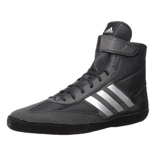 Chaussures de Lutte Adidas Combat Speed 5 - Noir/Argent - Boutique des Arts Martiaux et Sports de Combat