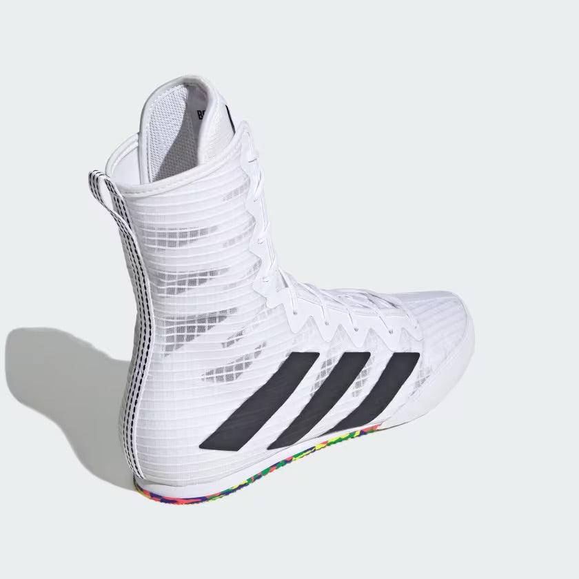 Chaussures de Boxe Anglaise Adidas Box Hog 4 - Blanc/Noir