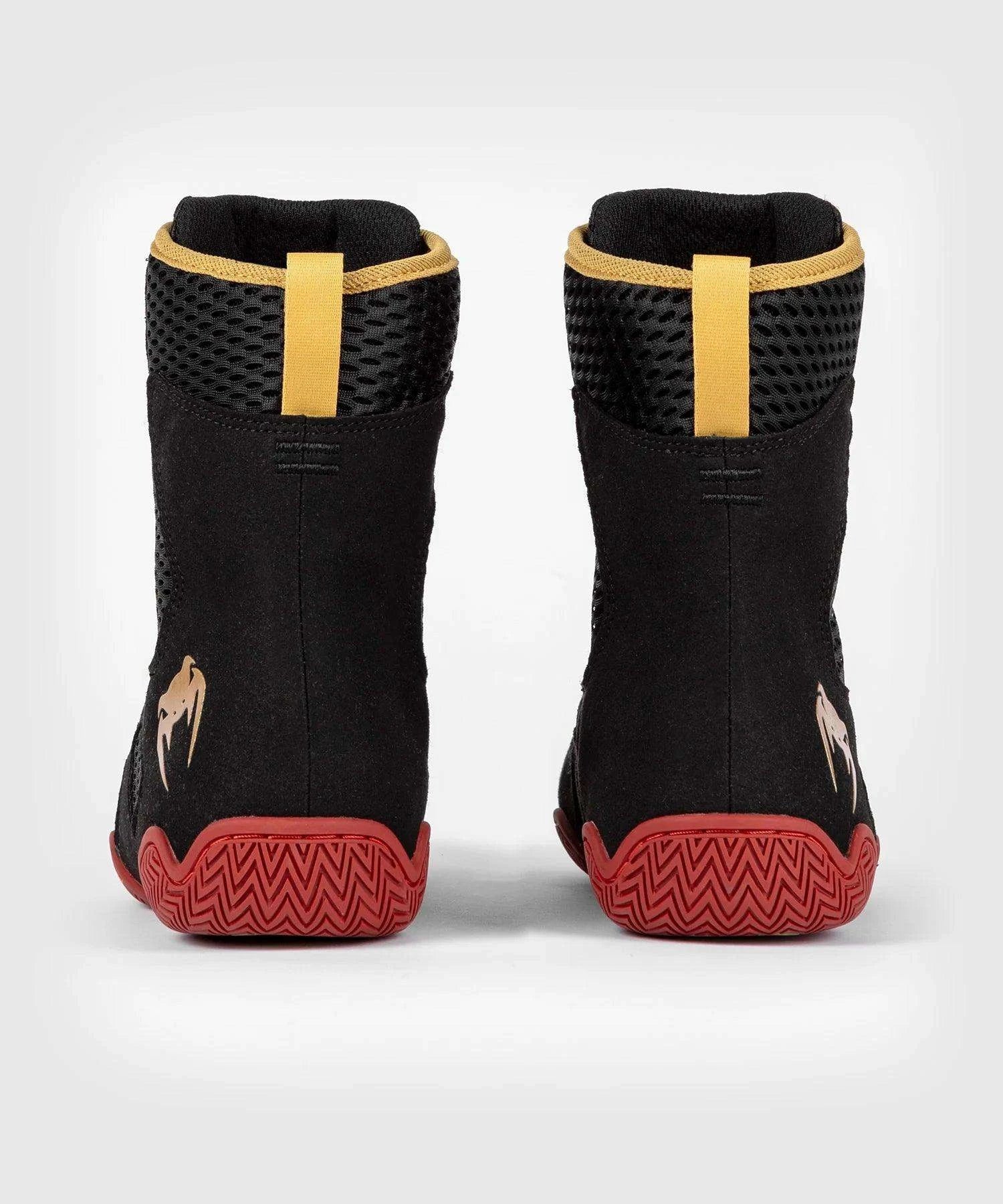 Chaussures de Boxe Anglaise Venum Contender - Noir/Or/Rouge