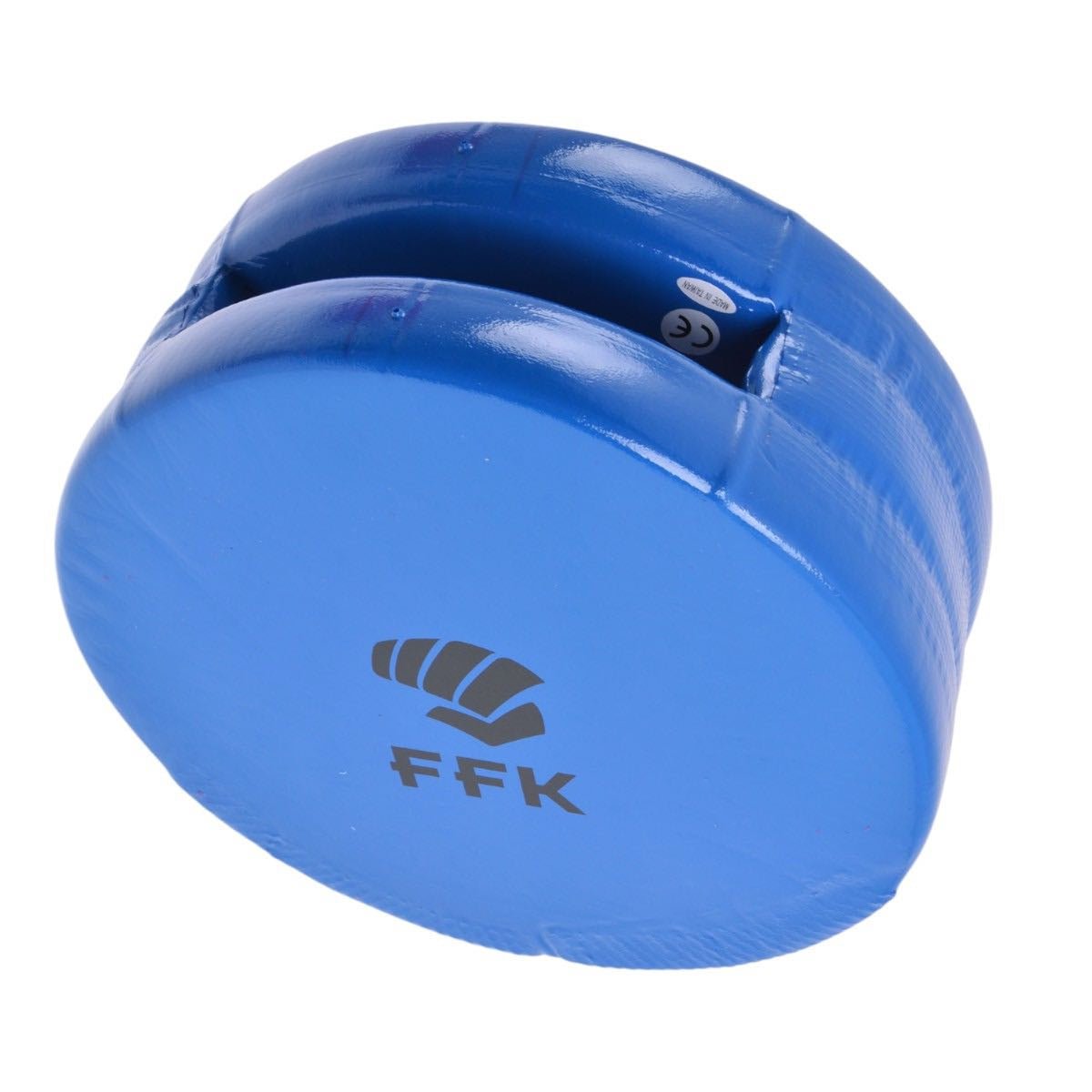 Blue Noris FFKarate hand target pad for precision training in karate