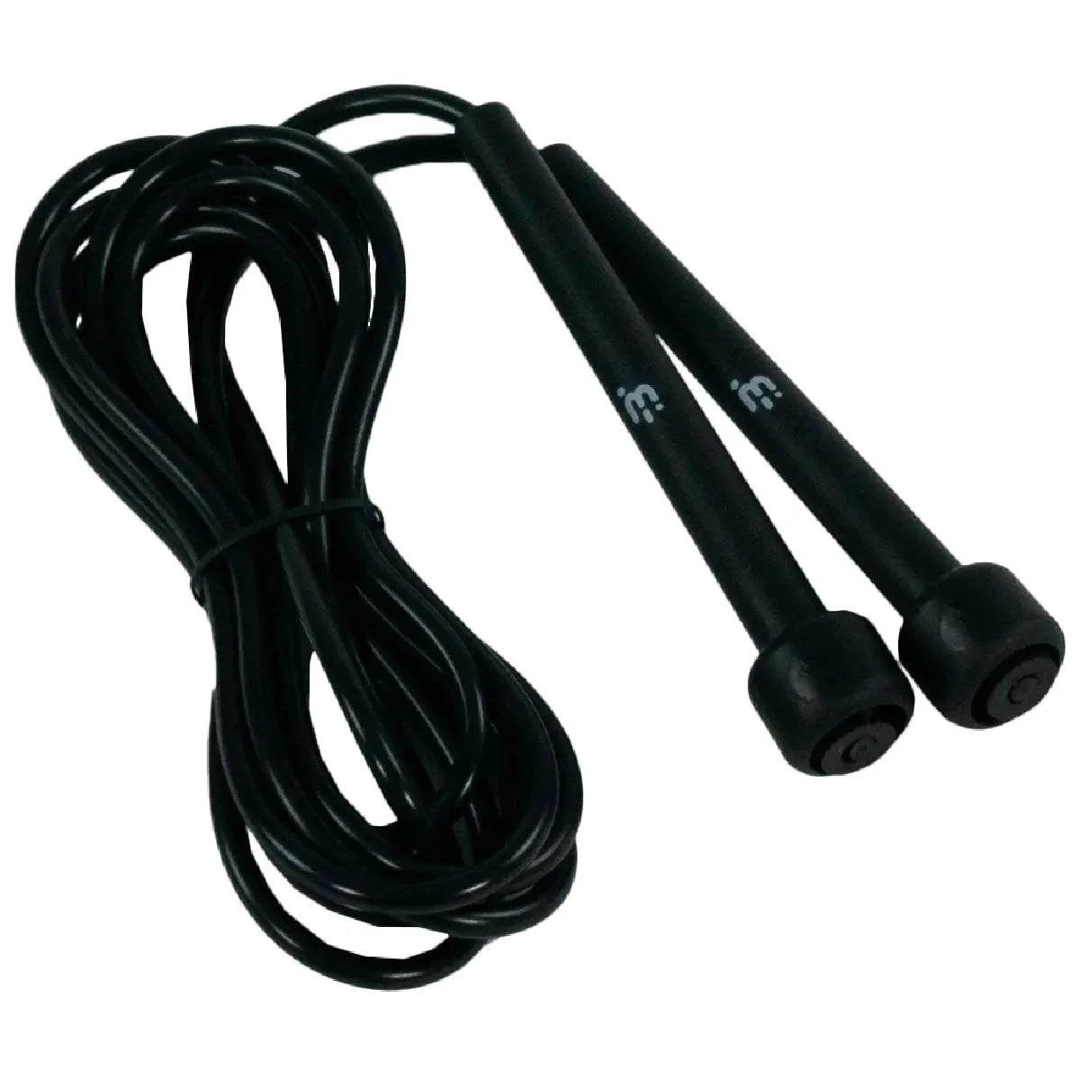 Corde à sauter PVC noir Metal Boxe pour cardio et sports de combat