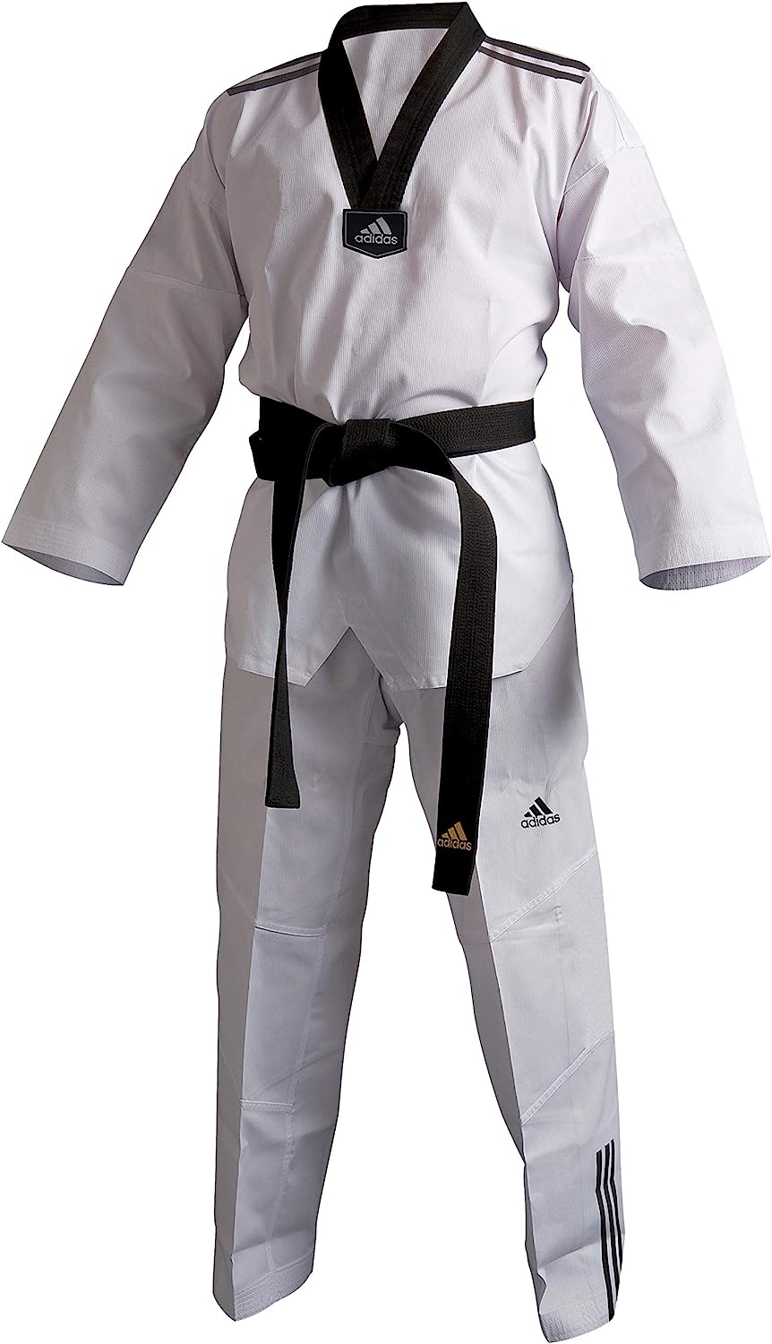 Dobok de Taekwondo Adidas Club Col Noir - ADITCB02 "épuisé"