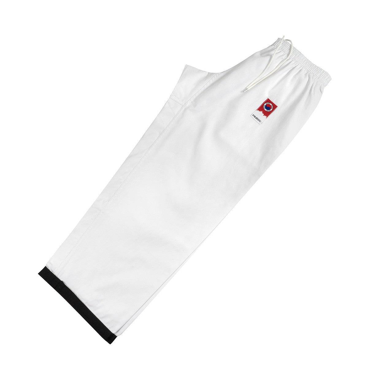 Dobok Hapkido FUJIMAE Blanc avec Liseré Noir