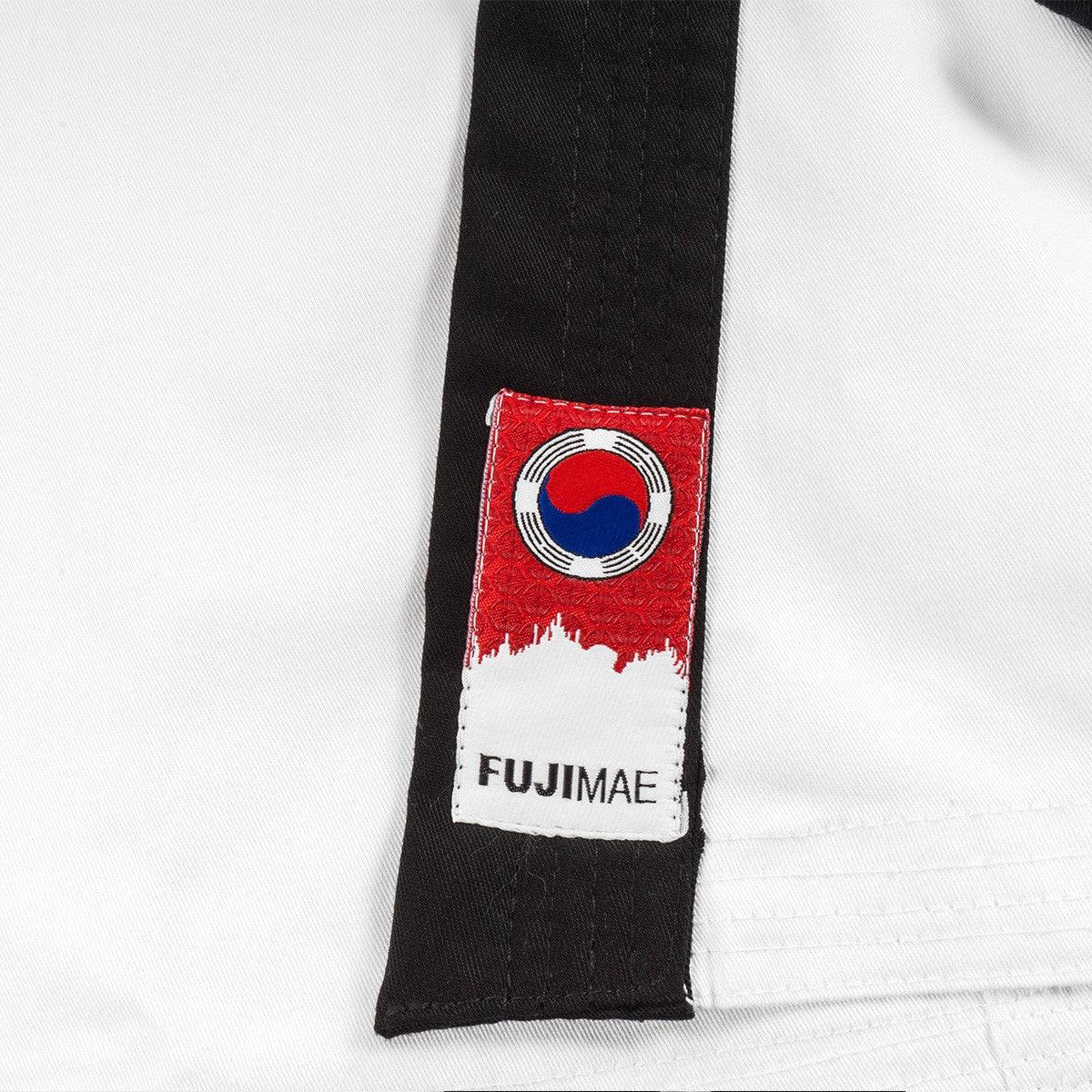 Dobok Hapkido FUJIMAE Blanc avec Liseré Noir
