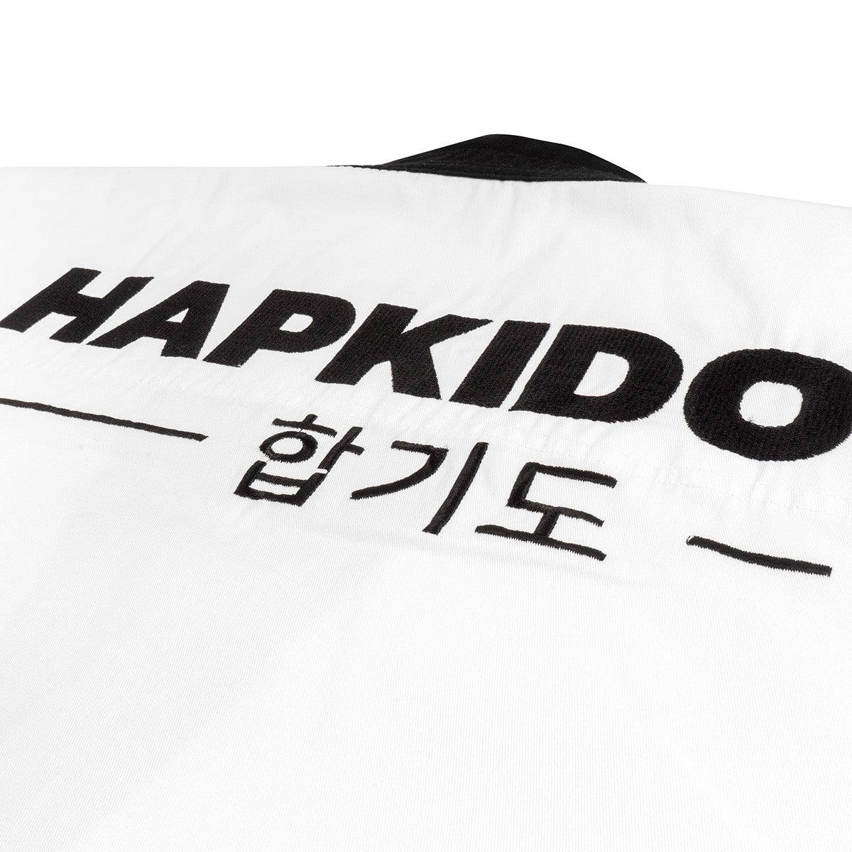 Dobok Hapkido FUJIMAE Blanc avec Liseré Noir