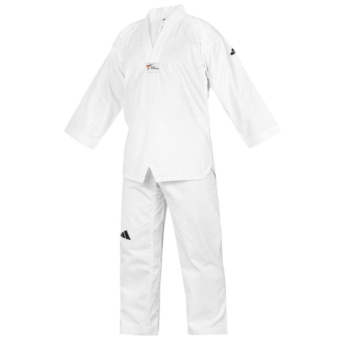 Dobok Taekwondo Débutant Adidas TS02 – Col Blanc