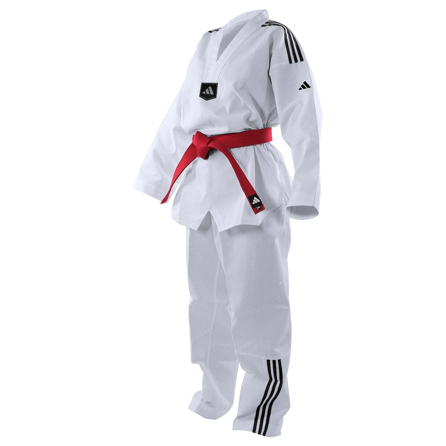 Dobok Taekwondo Adidas AdiClub bandes noires – ADITCB02