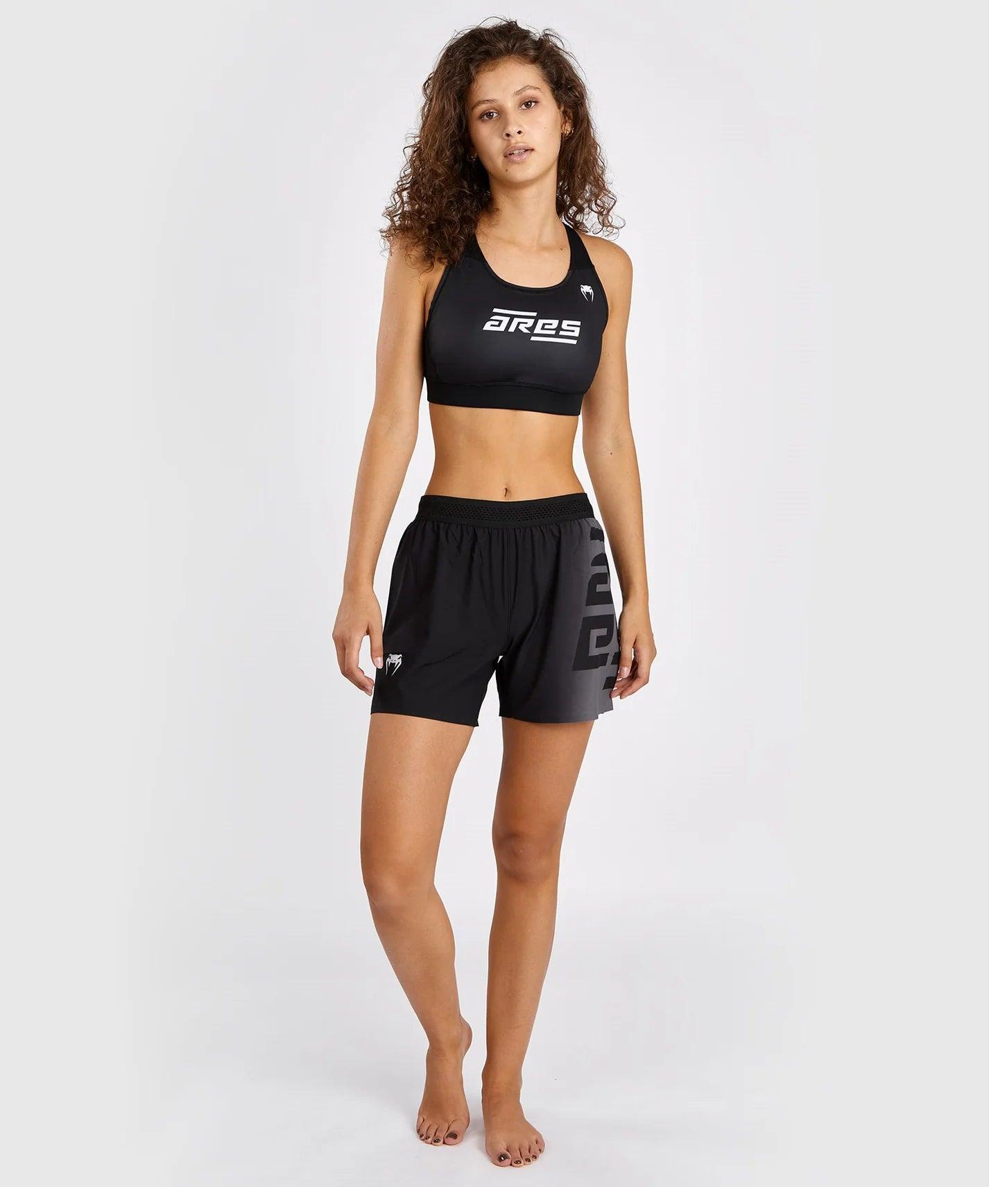 Fightshort Pour Femmes Venum x Ares - Noir