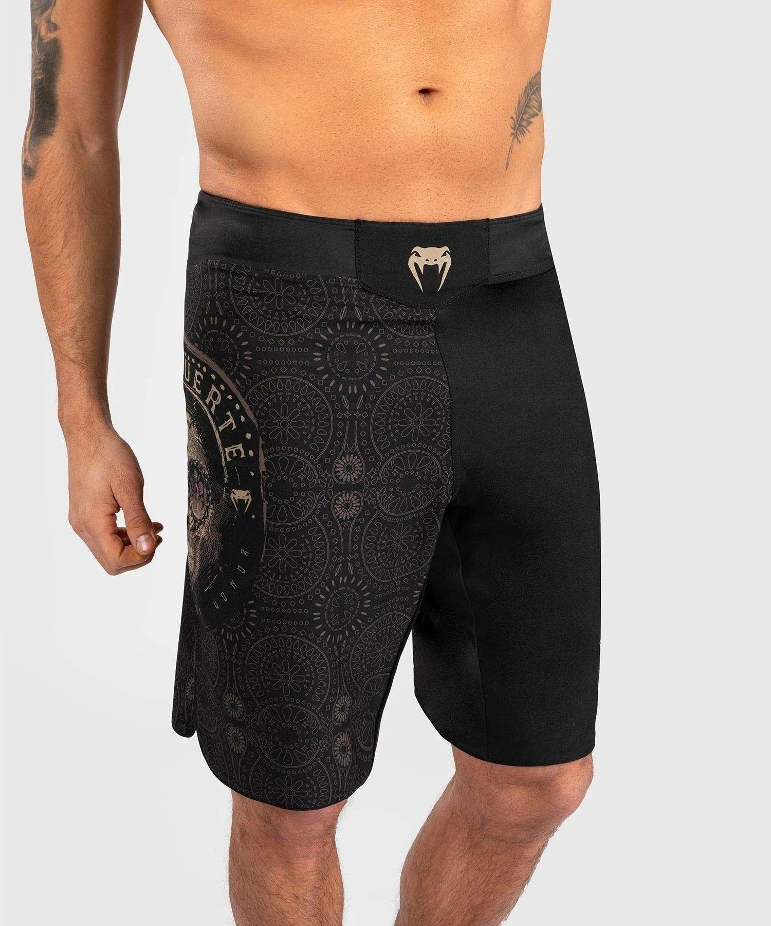 Fightshort Santa Muerte Dark Side Venum - Noir/Marron "épuisé"