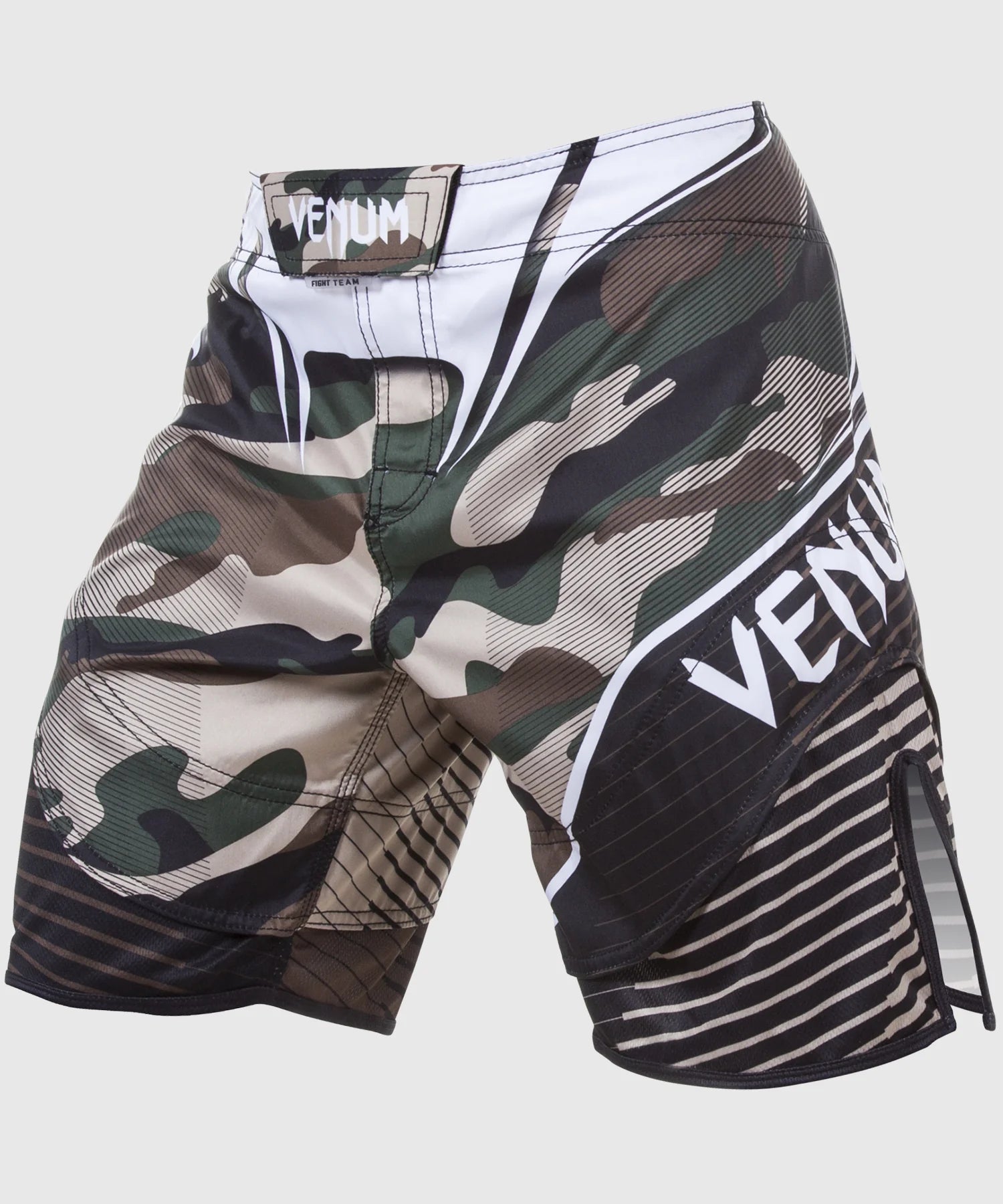 Fight short Venum Camo Hero Vert/Marron