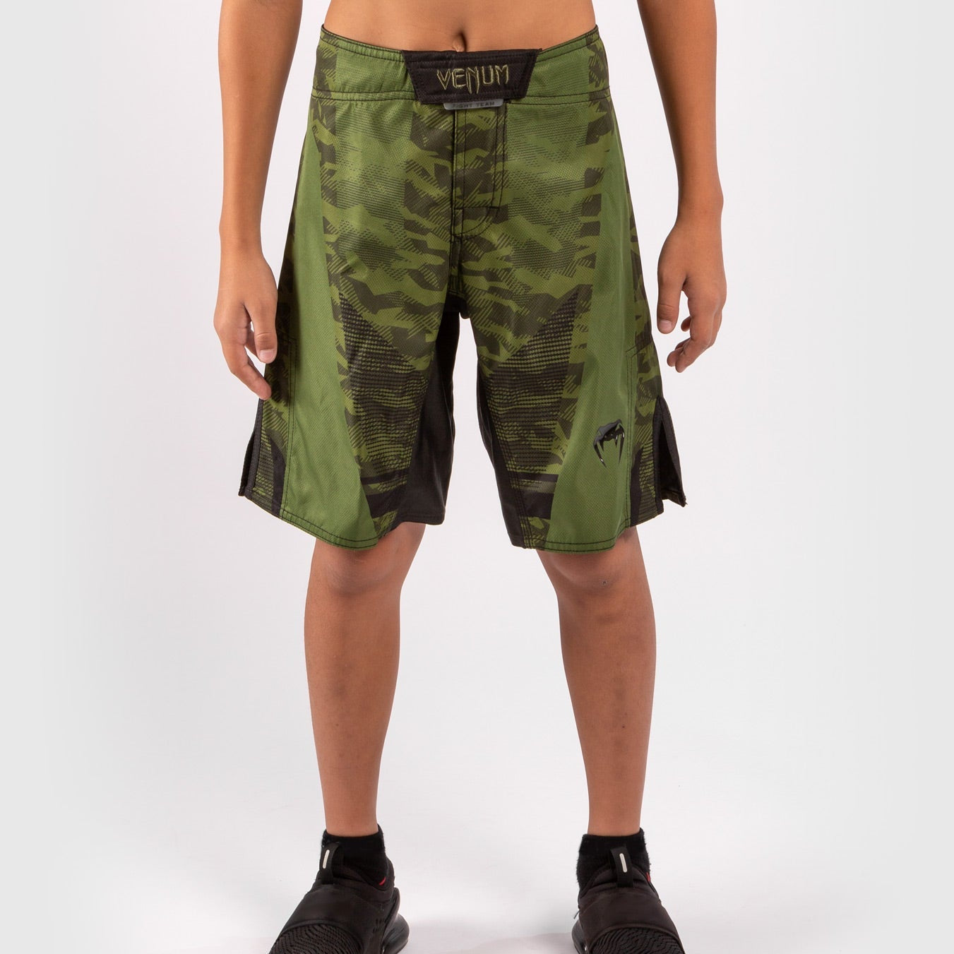 Fightshort enfant Venum Trooper Kaki/Noir