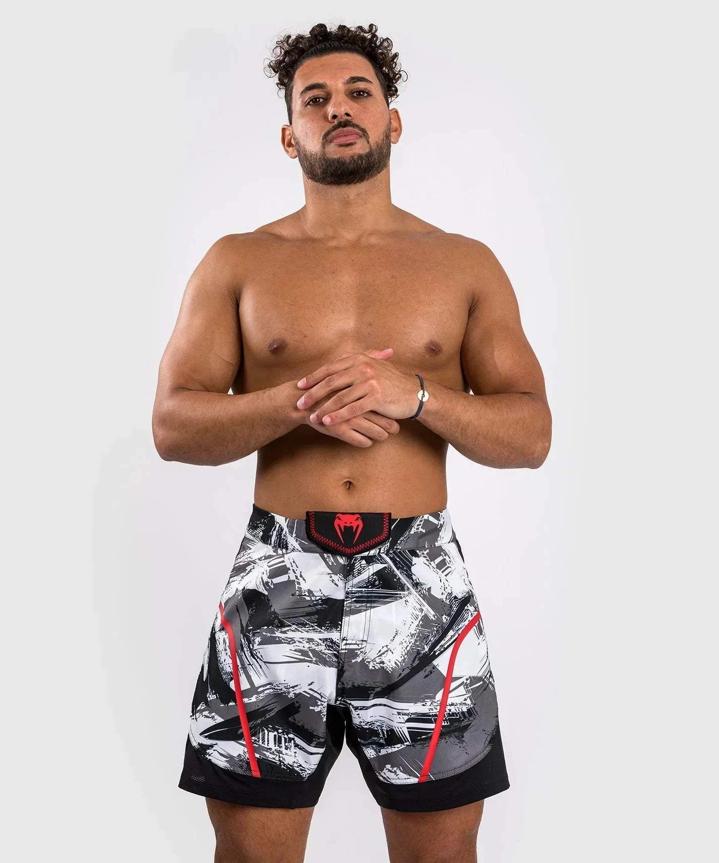 Fightshort Venum Electron 3.0 - Gris/Rouge