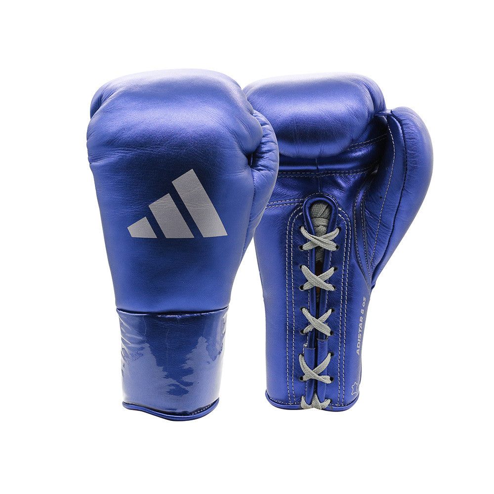 Gant de boxe à lacets adidas Premium Speed 750 adistar bleu