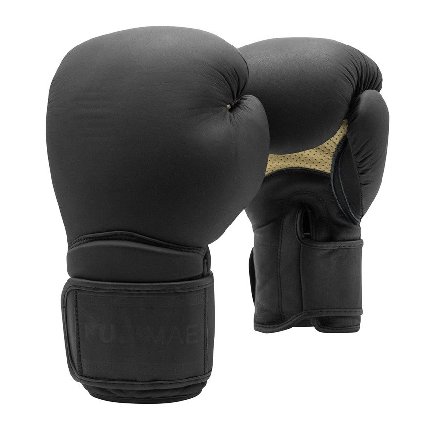 Gants Boxe FUJIMAE Advantage Cuir 2 QS Noir "épuisé"