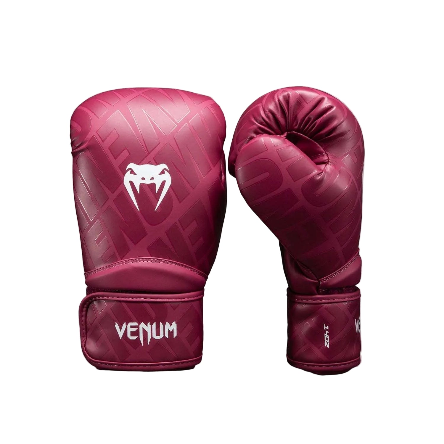 Gants de boxe Venum Contender 1.5 XT 3D rose vintage avec maintien poignet et absorption chocs pour entraînement.