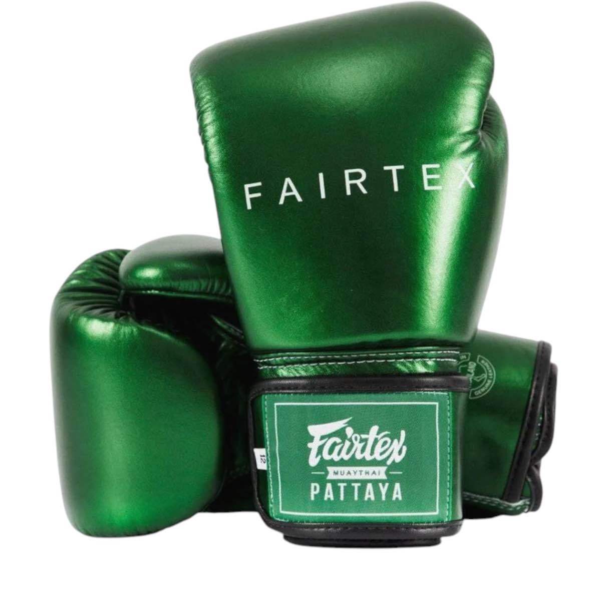 Gants de Boxe Fairtex Metallic Vert V22