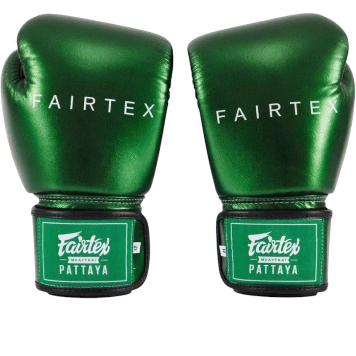 Gants de Boxe Fairtex Metallic Vert V22