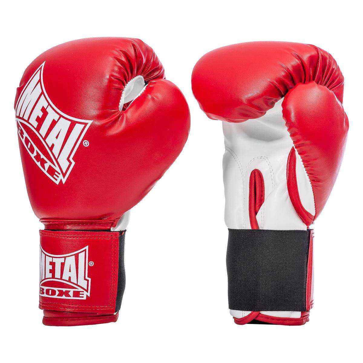 Gants Boxe Initiation Metal Boxe PB480 – Enfant & Débutant rouge