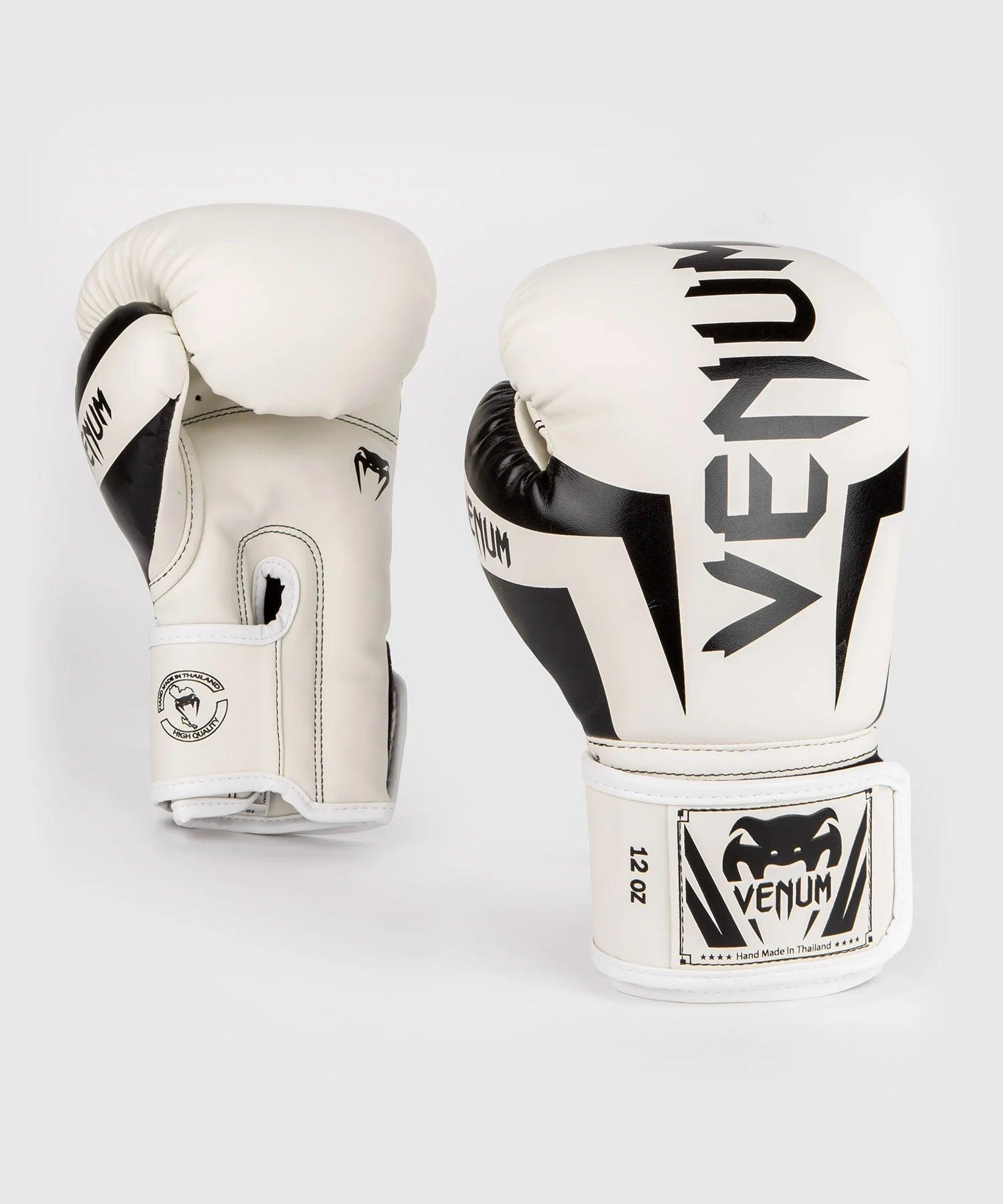Gants de Boxe Venum Elite - Blanc/Noir "épuisé"