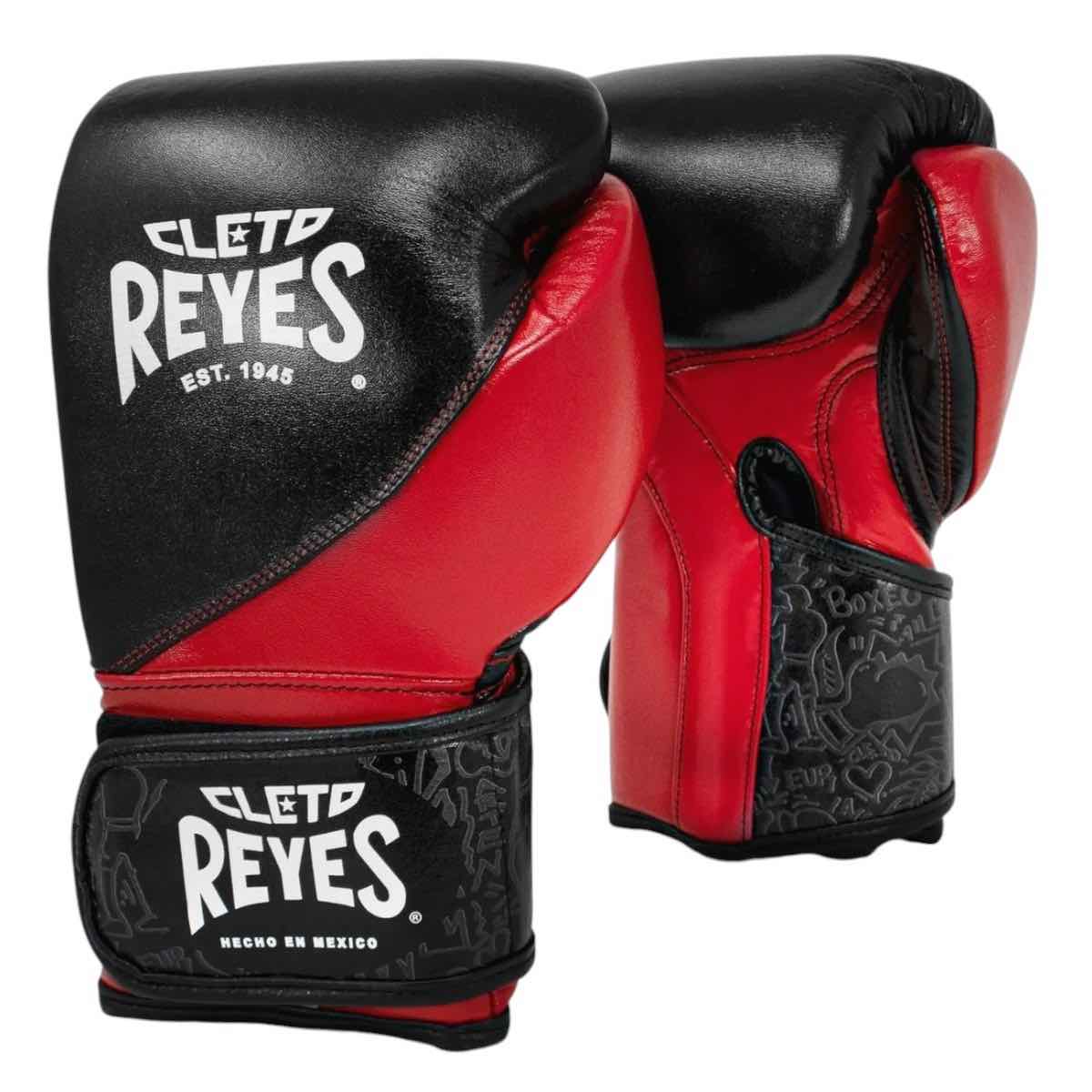 Gants de Boxe d'entraînement Reyes Pro High Precision Noir Rouge