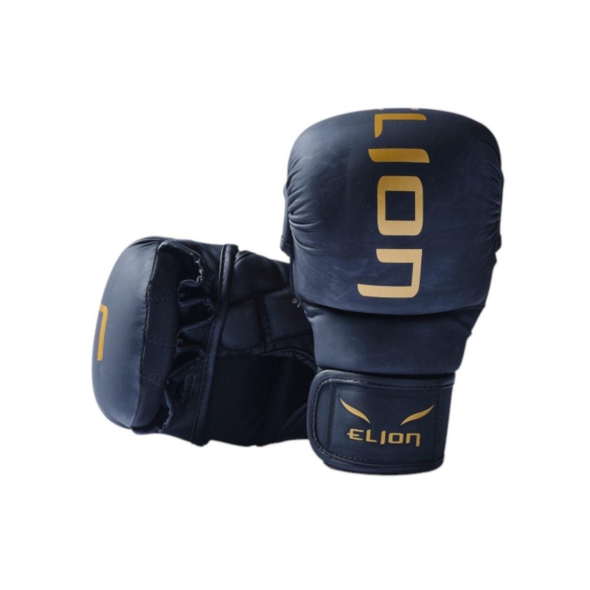 Gants de MMA Elion Super Sparring Noir Or – Protection Premium