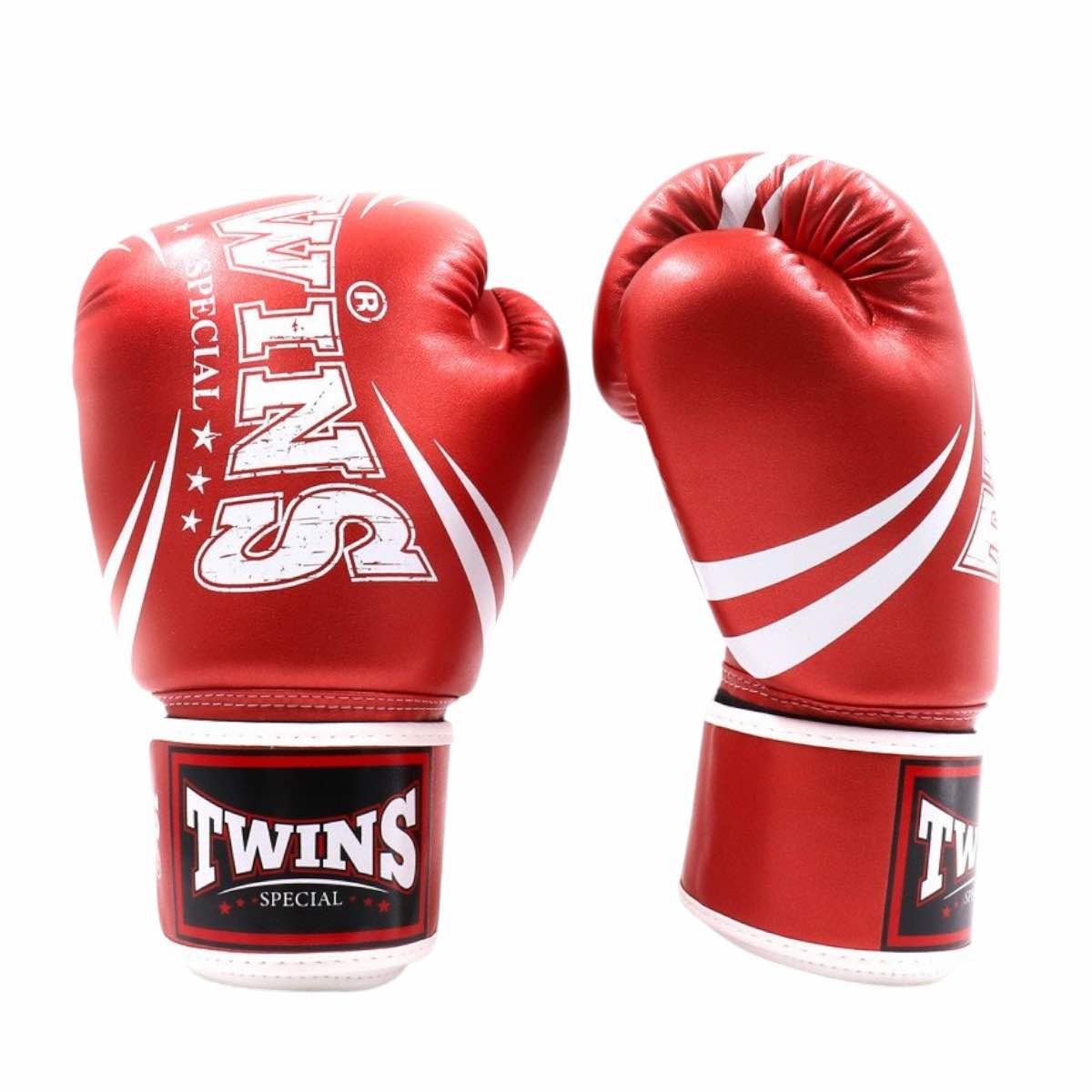 Gants de Boxe Twins TW6 Skintex Metal Velcro 2