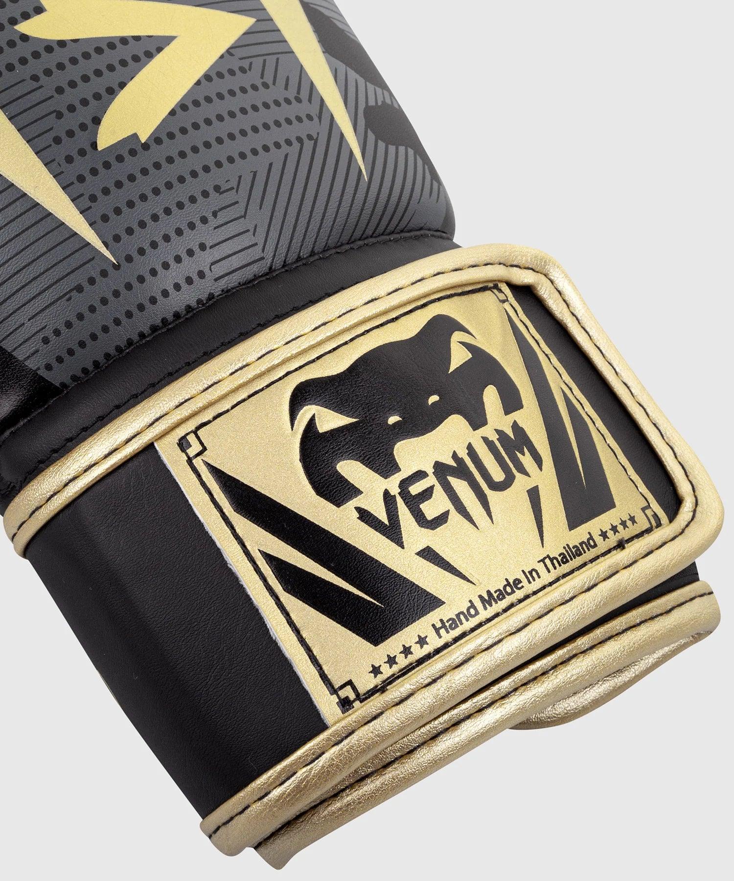 Gants de boxe Venum Elite - Dark Camo/Or