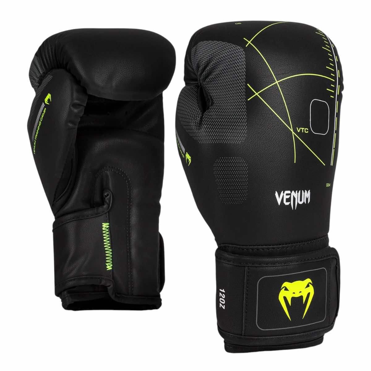 gants de boxe Venum Training Camp 4.0 Noir/Vert Néon