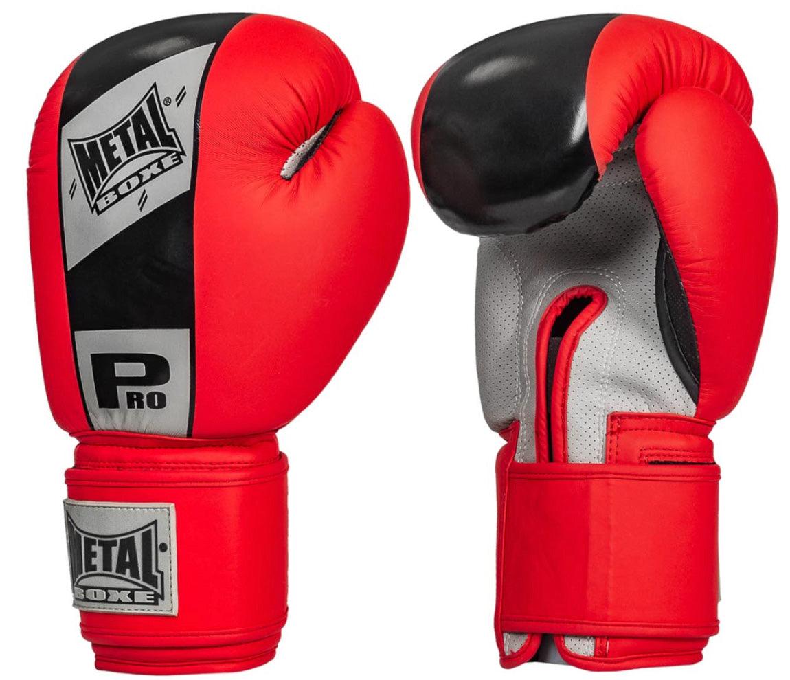 Gants de boxe Metal Boxe Compétition Velcro Pro (MB222)