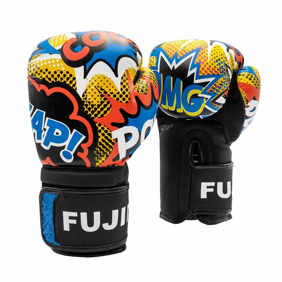 Gants de boxe enfant Fujimae Radikal Young Guns bleu