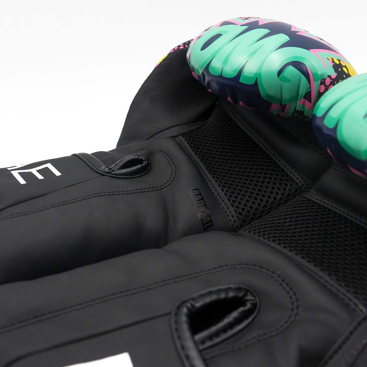 Gants de boxe enfant Fujimae Radikal Young Guns détail